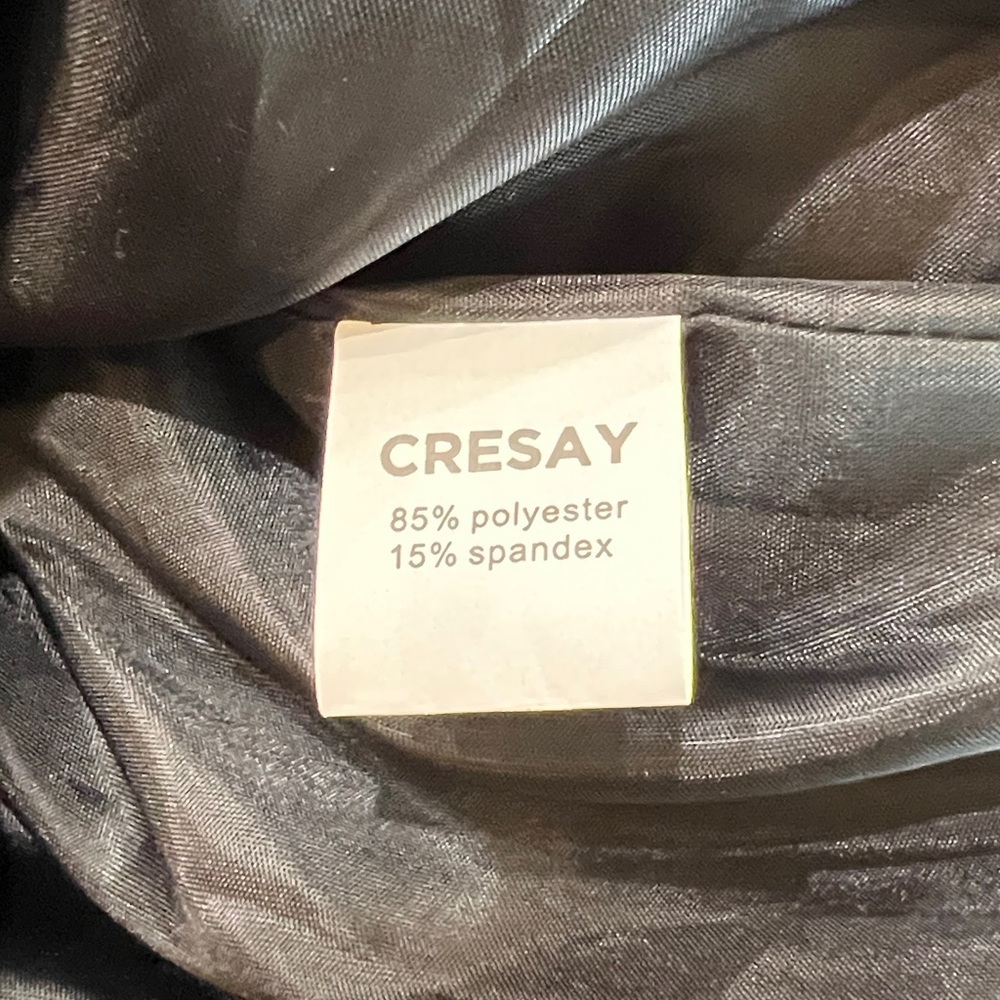 Cresay Multicolor & Silver Sequin Ribbed Trim Zip Front Bomber Jacket NWT - Picture 7 of 9